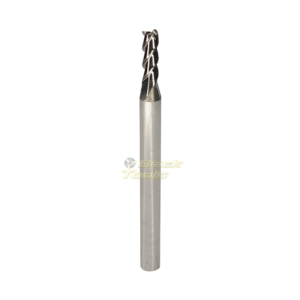 Fresa Topo Reto Metal Duro 3 Cortes Diâm3,0 H4,0 S/Cob 45HRC