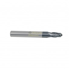 Fresa Esférica Ball Nose Metal Duro Diâm2,0 H6,0 C/Cob 45HRC