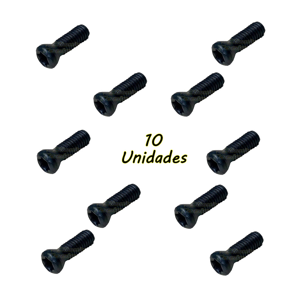 Kit 10 Parafusos Torx T15 M3,5x12mm