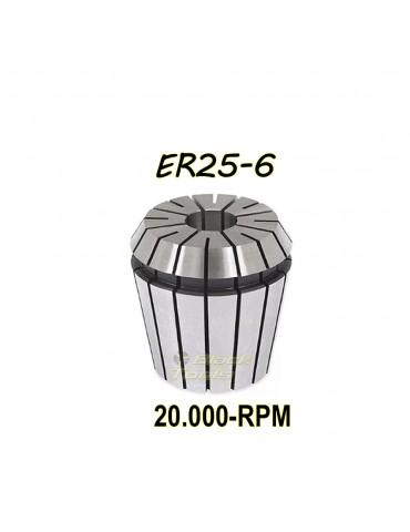 Pinça ER25-6,0MM DIN 6499 20.000-RPM